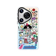 MASFEIL | เคสโทรศัพท์น่ารักและมีสไตล์สำหรับ Huawei Pura70Pro P60 P40Pro+ P50 Ultra