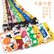 Work Card Holder  EZLINK card student card  holder case Cartoon Lanyard