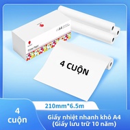 Phomemo A4 Máy In Nhiệt M08F M832 M834 M835 Nhanh Khô Liên Tục Giấy Cho Tài Liệu & Nghiên Cứu Ghi Ch