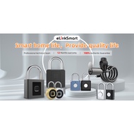 Smart door lock fingerprint padlock electronic door lock spherical lock handle lock after-sales reissue