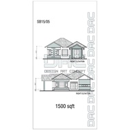 SB15-05 - 1500kp Lukisan Pelan Rekabentuk Design Plan Rumah Banglo Arkitek Engineer Kontraktor diy t
