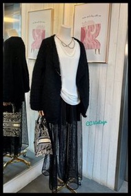 ⚛️現貨銅鑼灣店⚛️ Tricot CDG Black Knit Cardigan 黑色針織外套