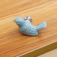 BESPORTBLE 2pcs Ceramic Cupboard Cabinet Door Knobs Drawer Pulls Bird Knobs Vintage Hardware Porcela