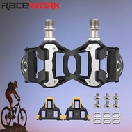 Racework Pedals PD-R8000 Bicycle Pedals Road Bike Pedals Cleats Pedals Set Road Bike SPD-SL Pedal Clits Pedals Clipless Pedals For SHIMANO Accessories