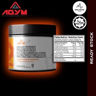 Agym Nutrition Creatine Monohydrate (200g)(Unflavoured) - Sizing, Energy Booster