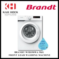BRANDT WFB190WA 9KG FRONT LOAD WASHING MACHINE + 2 YEARS WARRANTY