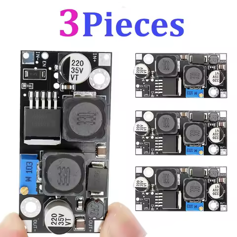 3Pcs XL6019 (XL6009 Upgrade) 20W 5-32V to 1.3-35V Automatic Step-Up Step-Down Dc-Dc Adjustable Conve