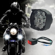 Motorcycle 13.5W LED Headlight E-bike Spot Lights Car Fog DRL External Daytime Running Lights