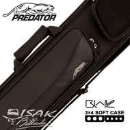 Predator Blak 3X4 Soft Cue Case - Tas Stick Billiard Biliar 3B4S Stik