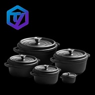 Cast Iron Pot Double Ear Deepening Extra Large European Bread Pot Uncoated Cast Iron Stew Pot Soup P