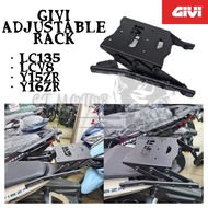 GIVI MONORACK FOLD RACK LIPAT LC135 NEW LCV8 Y15ZR Y16ZR VOGE FR150 ADJUSTABLE FOLDABLE