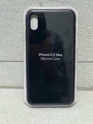 全新 蘋果原廠正品 Apple iPhone Xs Max 矽膠 保護殼 (黑色)