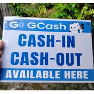 G-Cash Laminated/Sintra Top Signage Sintra Board: Enhance Cash In and Cash Out Efficiency