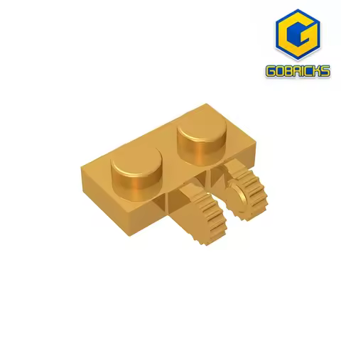 Gobricks GDS-823 PLATE 1X2 W/FORK VERTICAL compatible with lego 60471 children's DIY Educational Bui