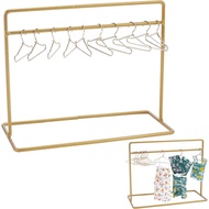 SUPERFINDINGS 1 Set Doll Garment Rack Including 1Pc 6x2.8x4.7inch Doll Clothes Storage Rack Doll Clo