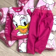 Minnie Mickey Daisy Kid Set / Cotton Sweatshirt Kidswear  / HM ispired Baju Budak