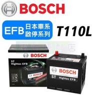 [電池便利店]德國博世 BOSCH T110 120D31L EFB 汽車電瓶 RX200T 啟停系統 電池