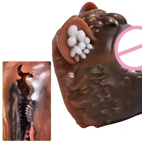 GEEBA Premium Soft Silicone Masturbation Sleeve Realistic Intimate Design Compact Pocket Pussy Onaho