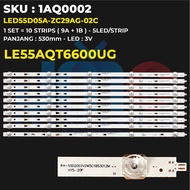 Backlight TV AQUA 55 Inch LE55AQT6600UG LED55D05A-ZC29AG-02C