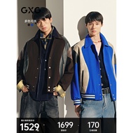 [GXG X ADSB Co-Branded] GXG Men's Shopping Mall Same Style Stitching Lapel Jacket G25X214099