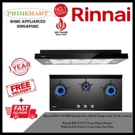 Rinnai RH-S329-PBR Slimline Hood + Rinnai RB-3CGN 3 Burner Built-in Hob *BUNDLE - FREE DELIVERY *INS