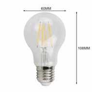 Edison Bulb A60led Ceramic Filament Vintage Retro Bulb Highlight Ancient Tungsten Filament Eye Prote