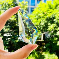 【Shop Now and Save】 Muy Bien 1pc Clear Crystal Faceted Brilliant Sparkle Prisms Sun Catcher Hanging 