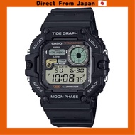 [Direct from Japan] Casio Digital Men's Watch with Tide Graph and Moon Data Display, WS-1700H-1AV, B
