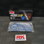 RK Takasago Chain 428 KLO O-Ring 140L Blue