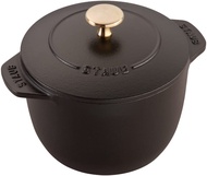 Staub Cast Iron Petite French Oven Kitchen Rice Porridge Congee Cooker Cooking Pot. Matte Black or Red. MADE IN FRANCE