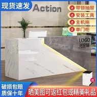 . Front desk, shop bar counter, cashier counter, commercial counter, beauty salon, small company rec