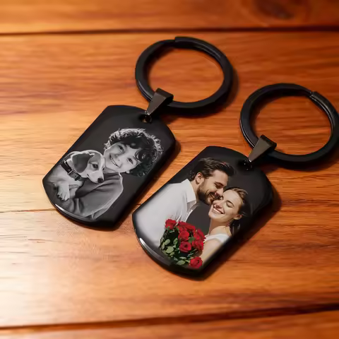 personalized keychain photo pet custom keychain for husband drive safe keychain for boyfriend Gifts