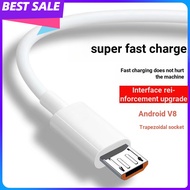 2A Android Fast Charging Data Cable Suitable for V8 Trapezoid Socket Mobile Phone MicroUSB Charging 