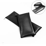 XI 2Pcs Handheld Bag Pouch Zipper Case Leather Storage Holder Organizer Accessories for -Shure Wirel