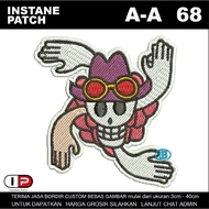 A-A68 SUPER PREMIUM EMBROIDERED PATCH EMBLEM - I PATCH