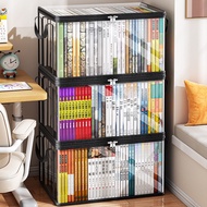 Storage Storage Box Book Box Foldable Classroom Book Storage Box Student Transparent Book Storage Bo