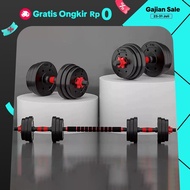 Ready Dumbbell Barbell fitness equipment set 10 kg can be connected Lifting Pole EBUY 010-77 Muscle