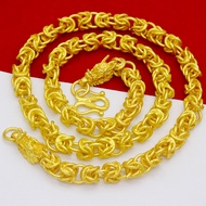Handcrafted by Da Long9N60Imitation Gold Dragon Cloth Domineering Men's Alloy Live Broadcast Gram91C