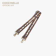 COCCINELLE สายสะพายไหล่ผู้หญิง รุ่น NEW NASTRO SIGNATURE SHOULDER STRAP 68C501 สี MULTI WARM TAUPE/W