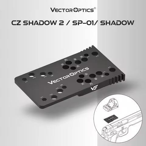 Vector Optics Universal Red Dot Scopes Adapter Footprint Fits Cz Shadow 2 / Sp-01/ Shadow