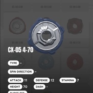 Beyblade X - CX 05-05 Ratchet 4-70 Grey