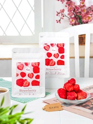 Dried Freeze Strawberry / Strawberry kering kriuk utuh crispy snack viral