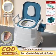 MODOFO Portable Toilet Bowl Elderly Toilet Pregnant Women Tandas Duduk Mudah Alih Supports Up 120KG