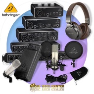 Behringer Interface Microphone Headphones UM2 UMC22 UMC202HD UMC204HD UMC1820 C1 C3 B1 C1U XM8500