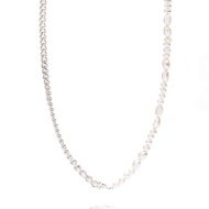LESIS｜Silver Half Necklace 率性序列珍珠純銀項鍊