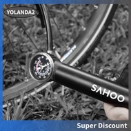 [yolanda2.sg] Portable Bike Lightweight Tyre Inflator with Pressure Gauge Universal Tire Pumps