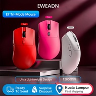 Tri-Mode Wireless Gaming Mouse, EWEADN E7 - 1000Hz Polling Rate, Ultra-Low Latency, Rechargeable for