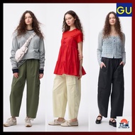 GU Cargo Barrel Ankle Pants + EC (Longer Length 69.0cm), Women's, XS-3XL, Direct from Japan