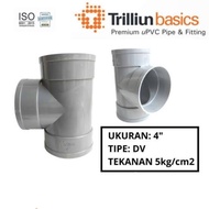 Tee / T pipe 4 in Trillion PVC