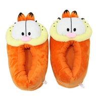 2023 New Style Anime Garfield Cartoon Orange Cat Plush Slippers Winter Couple Cotton Slippers Indoor